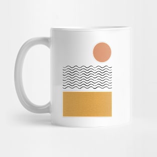 Sun Wave Beach Graphic Mug